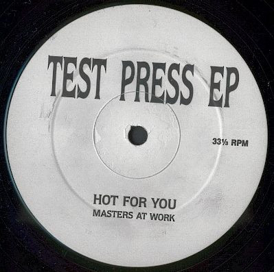 Various - Test Press EP | Not On Label (Masters At Work) (MA-001) Various - Test Press EP | Not On Label (Masters At Work) (MA-001)