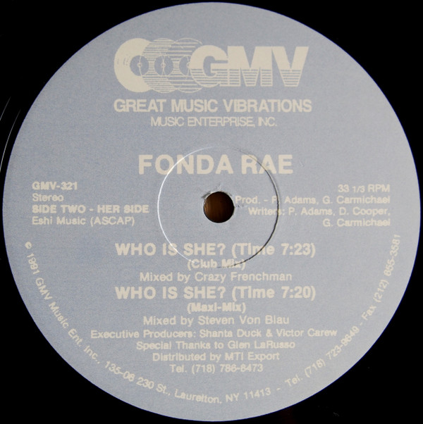 Fonda Rae - Who Is She? | Great Music Vibrations (GMV-321) - 2 Fonda Rae - Who Is She? | Great Music Vibrations (GMV-321) - 2