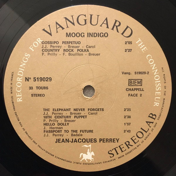 Jean-Jacques Perrey - Moog Indigo | Vanguard (519.029) - 4