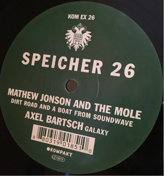 Mathew Jonson And The Mole / Axel Bartsch - Speicher 26 | Kompakt Extra (KOM EX 26) - 4