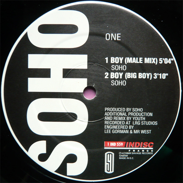 Soho - Boy | Indisc France (1 IND 559) - 3 Soho - Boy | Indisc France (1 IND 559) - 3