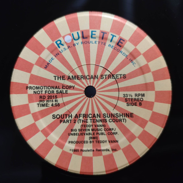 Gina Marie , Michael Young And American Streets - South African Sunshine | Roulette (RD 2015) - 2