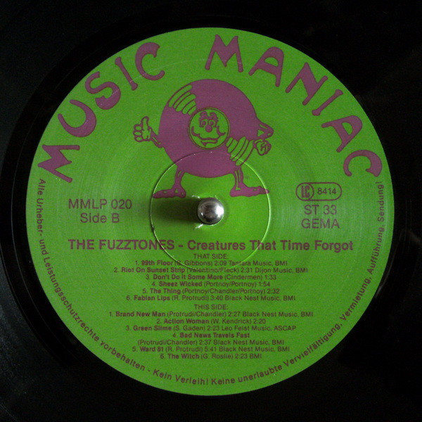 The Fuzztones - Creatures That Time Forgot | Music Maniac Records (MMLP 020) - 3