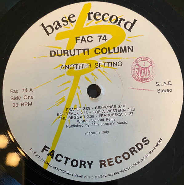 The Durutti Column - Another Setting | Factory (Fact 74) - 4