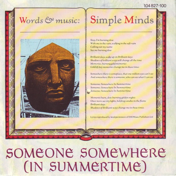 Simple Minds - Someone Somewhere (In Summertime) | Virgin (104 827)