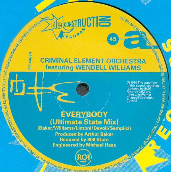 Criminal Element Orchestra - Everybody (Ultimate State Mix) | Deconstruction (PT 44074) - main