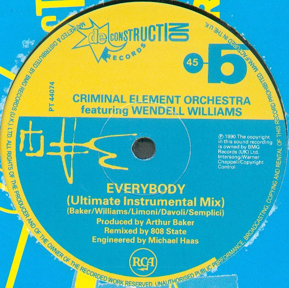 Criminal Element Orchestra - Everybody (Ultimate State Mix) | Deconstruction (PT 44074) - 2