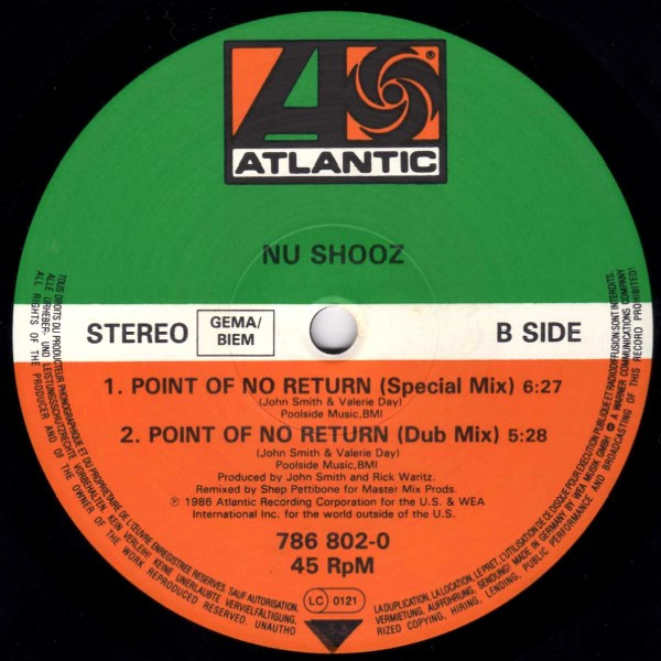 Nu Shooz - Point Of No Return | Atlantic (786 802-0) - 4