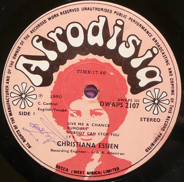 Christy Essien Igbokwe - Give Me A Chance | Afrodisia (DWAPS 2107) - 3