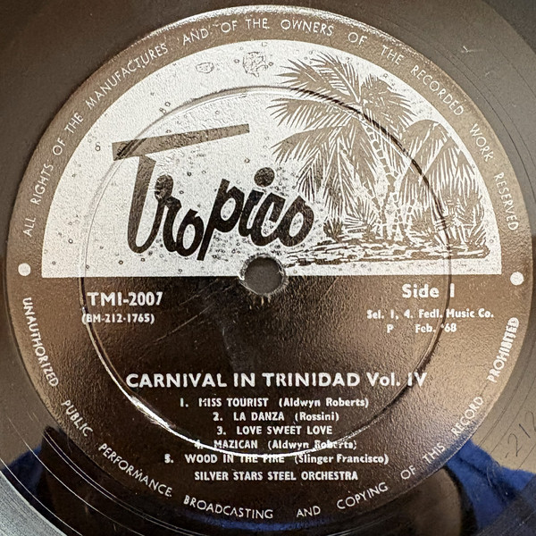 Silver Stars Steel Orchestra - Carnival In Trinidad Vol. IV | Tropico (TMI-2007) - main Silver Stars Steel Orchestra - Carnival In Trinidad Vol. IV | Tropico (TMI-2007) - main