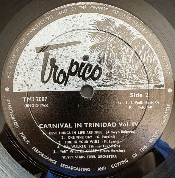 Silver Stars Steel Orchestra - Carnival In Trinidad Vol. IV | Tropico (TMI-2007) - 2 Silver Stars Steel Orchestra - Carnival In Trinidad Vol. IV | Tropico (TMI-2007) - 2