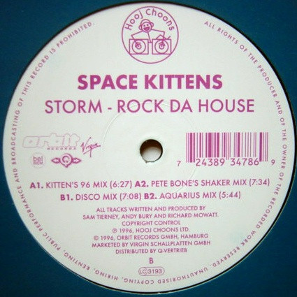 Space Kittens - Storm - Rock Da House | Orbit Records (0000170 ORB) - main