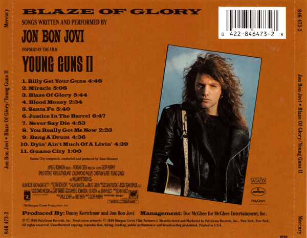 Jon Bon Jovi - Blaze Of Glory | Mercury (846 473-2) - 3