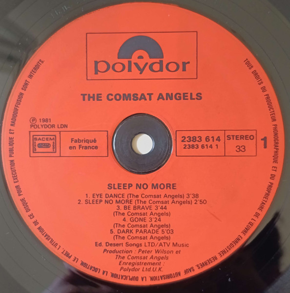 The Comsat Angels - Sleep No More | Polydor (2383 614) - 3