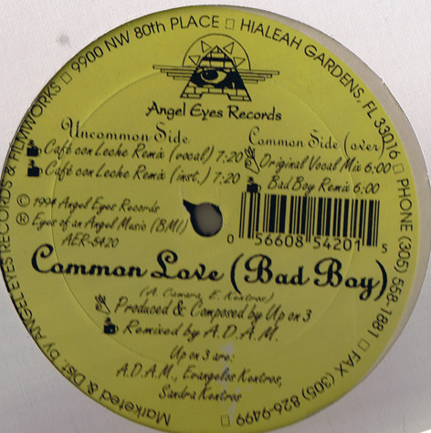 Up On 3 - Common Love (Bad Boy) | Angel Eyes Records (AER-5420)
