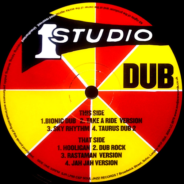Various - Studio One Dub | Soul Jazz Records (SJR LP89) - 3 Various - Studio One Dub | Soul Jazz Records (SJR LP89) - 3