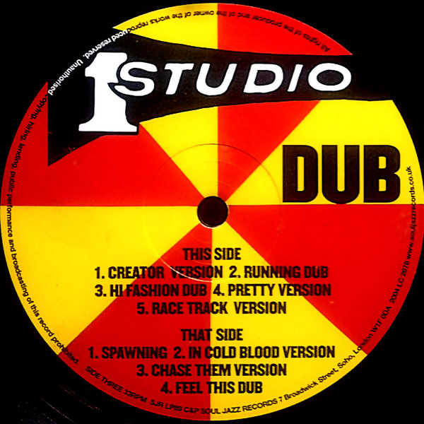 Various - Studio One Dub | Soul Jazz Records (SJR LP89) - 5 Various - Studio One Dub | Soul Jazz Records (SJR LP89) - 5