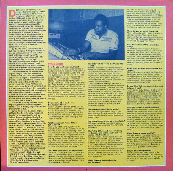 Various - Studio One Dub | Soul Jazz Records (SJR LP89) - 9 Various - Studio One Dub | Soul Jazz Records (SJR LP89) - 9