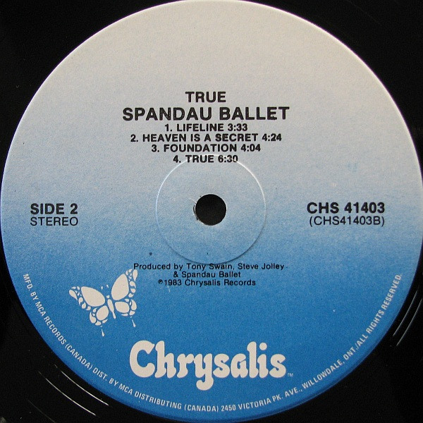 Spandau Ballet - True | Chrysalis (CHS 41403) - 3 Spandau Ballet - True | Chrysalis (CHS 41403) - 3