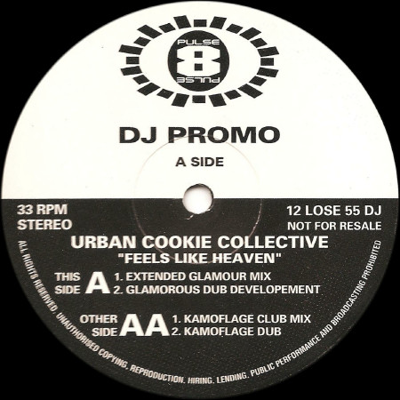 Urban Cookie Collective - Feels Like Heaven | Pulse-8 Records (12 LOSE 55 DJ)