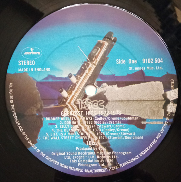 10cc - Greatest Hits 1972-1978 | Mercury (9102 504) - 3