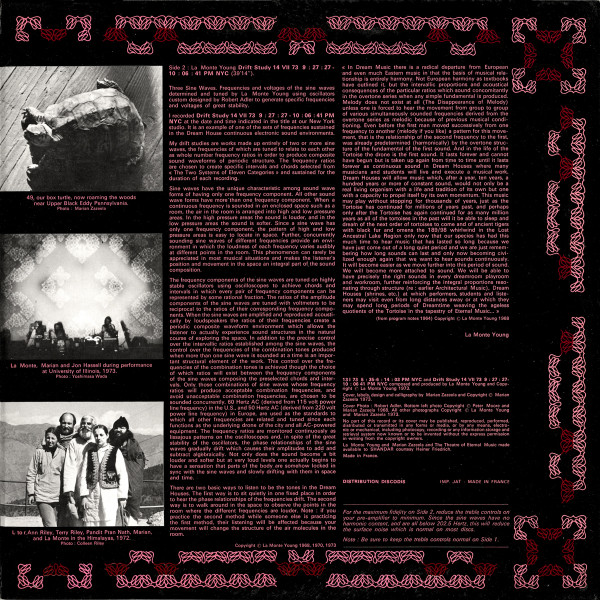 La Monte Young , Marian Zazeela , Theatre Of Eternal Music - Dream House 78'17" | Shandar (83 510) - 3 La Monte Young , Marian Zazeela , Theatre Of Eternal Music - Dream House 78'17" | Shandar (83 510) - 3