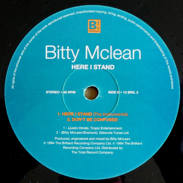 Bitty Mclean - Here I Stand | Brilliant! (12 BRIL 3) - 4 Bitty Mclean - Here I Stand | Brilliant! (12 BRIL 3) - 4