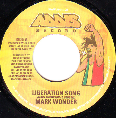 Mark Wonder - Liberation Song | Addis Records (addis 017) - main