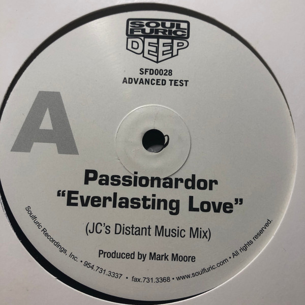 Passionardor - Everlasting Love | Soulfuric Deep (SFD 0028)