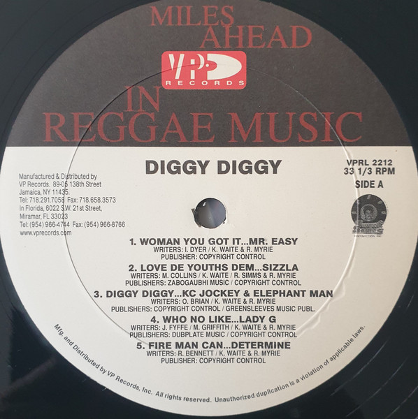 Various - Diggy Diggy | VP Records (VPRL2212) - 3