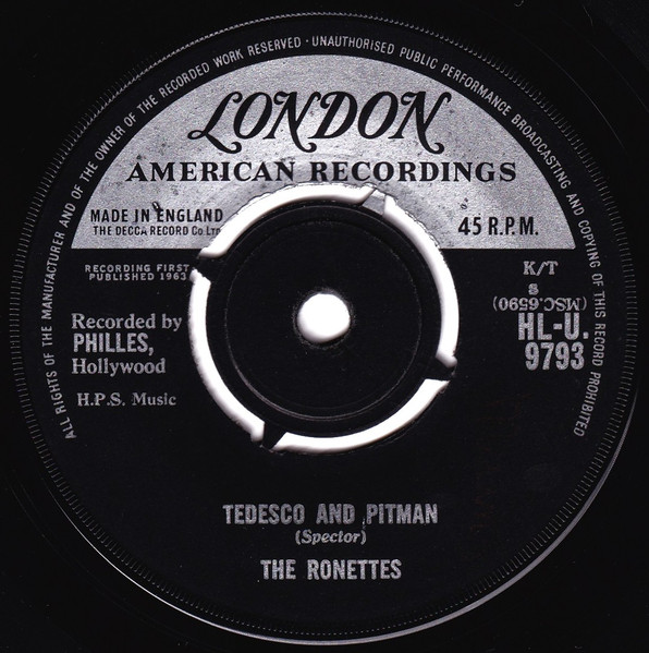 The Ronettes - Be My Baby | London Records (HL-U. 9793) - 2