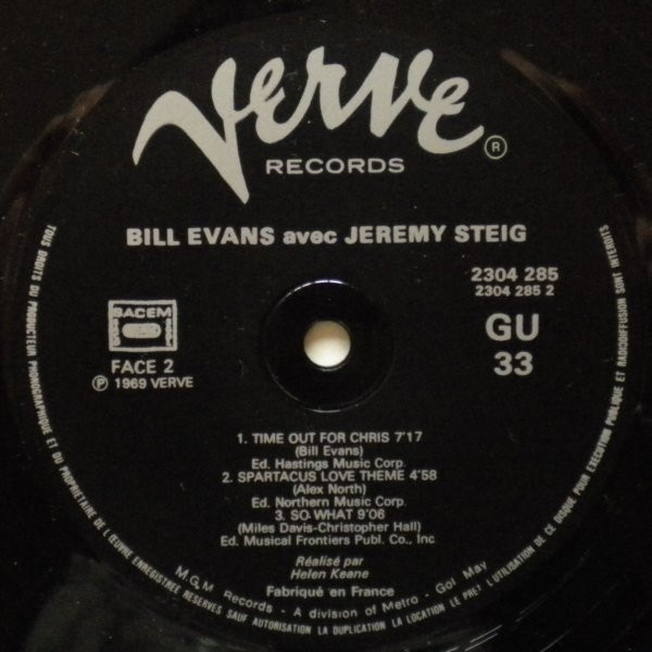 Bill Evans & Jeremy Steig - What's New | Verve Records (2304 285) - 4
