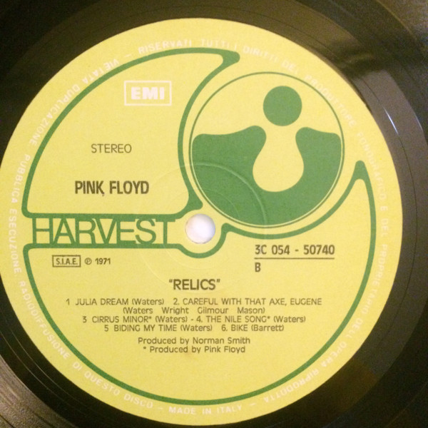Pink Floyd - Relics | Harvest (3C 054-50740) - 4