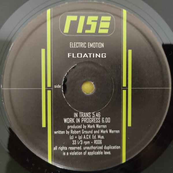 Electric Emotion - Floating | Rise Records (R 006)
