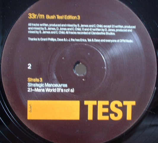 Strata 3 - Strategic Manoeuvres | Bush (STRATA 3 DP) - 3