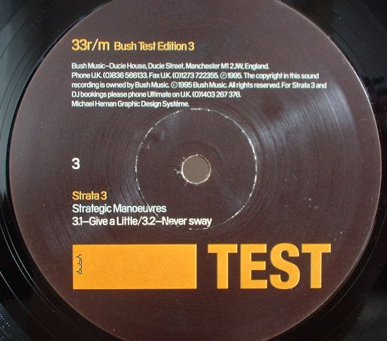 Strata 3 - Strategic Manoeuvres | Bush (STRATA 3 DP) - 4