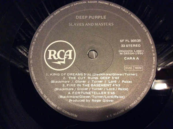 Deep Purple - Slaves And Masters | RCA (PL 90535 (5F)) - 4