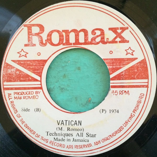 Max Romeo - The Reverend / Vatican | Romax (none) - 2
