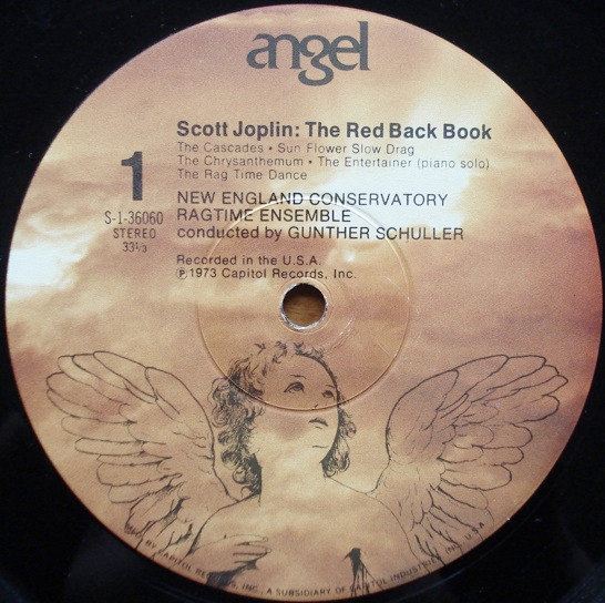Scott Joplin - The New England Conservatory Ragtime Ensemble Conducted By Gunther Schuller - The Red Back Book | Angel Records (S-36060) - 3 Scott Joplin - The New England Conservatory Ragtime Ensemble Conducted By Gunther Schuller - The Red Back Book | Angel Records (S-36060) - 3