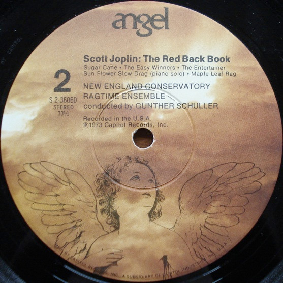 Scott Joplin - The New England Conservatory Ragtime Ensemble Conducted By Gunther Schuller - The Red Back Book | Angel Records (S-36060) - 4 Scott Joplin - The New England Conservatory Ragtime Ensemble Conducted By Gunther Schuller - The Red Back Book | Angel Records (S-36060) - 4