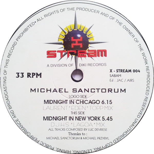Michael Sanctorum - Midnight In New York | X-Stream (X-STREAM 004) - 3