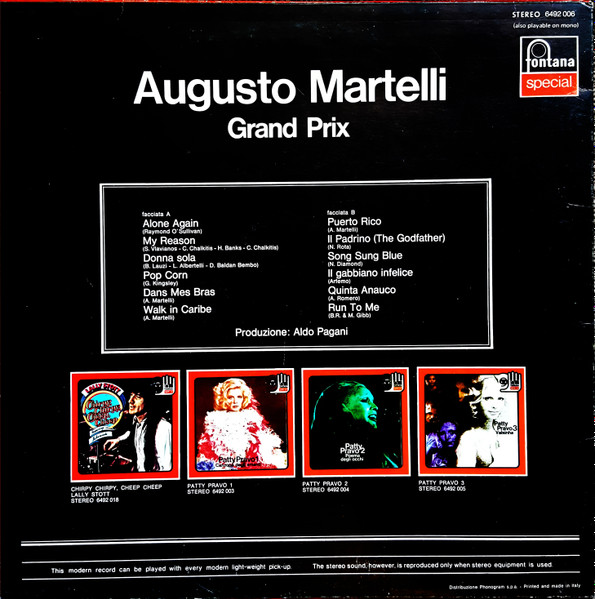 Augusto Martelli - Grand Prix | Fontana (6492 006) - 2
