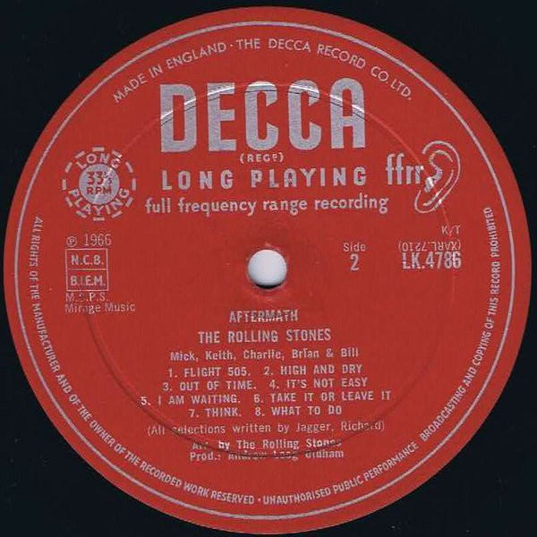 The Rolling Stones - Aftermath | Decca (LK 4786) - 4