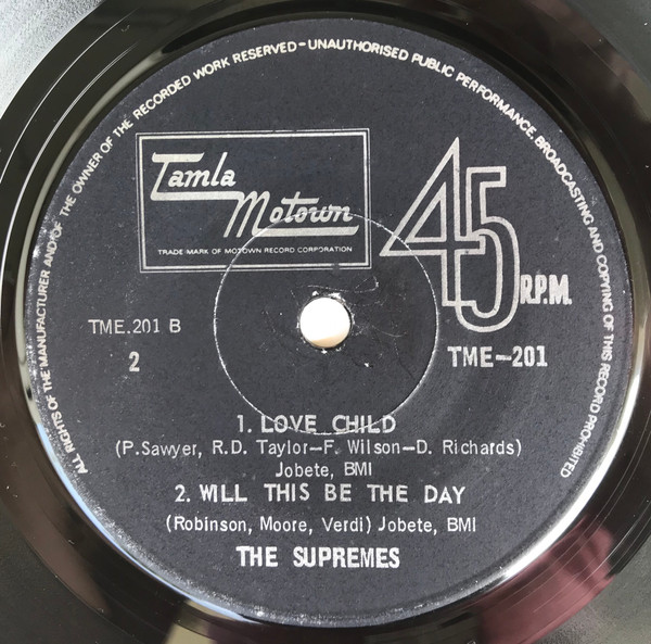 The Supremes - Love Child | Motown (TME.201) - 4