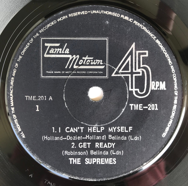 The Supremes - Love Child | Motown (TME.201) - 3