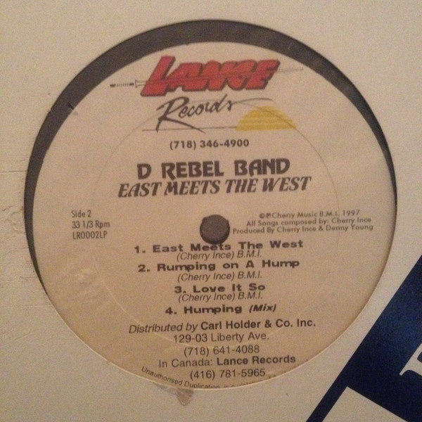 D' Rebel's Band - East Meets The West | Lance Records (LR00025LP)