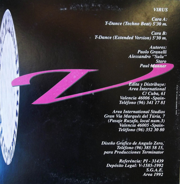 Virus - T-Dance | Area International (PI 31439) - 2