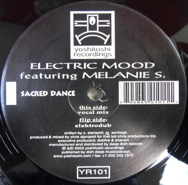 Electric Mood Featuring Melanie Santiago - Sacred Dance | Yoshitoshi Recordings (YR101)