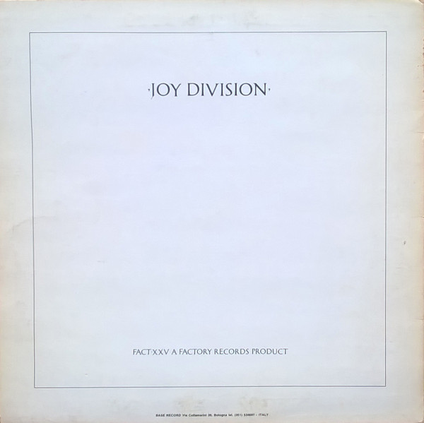 Joy Division - Closer | Factory (FACT∙XXV) - 2