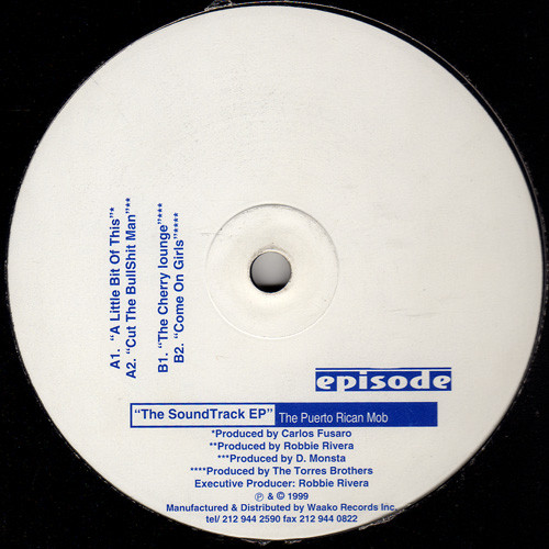 The Puerto Rican Mob - The Soundtrack EP | Episode Records (ER 1204)